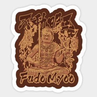 Fudo Myoo Art Sticker